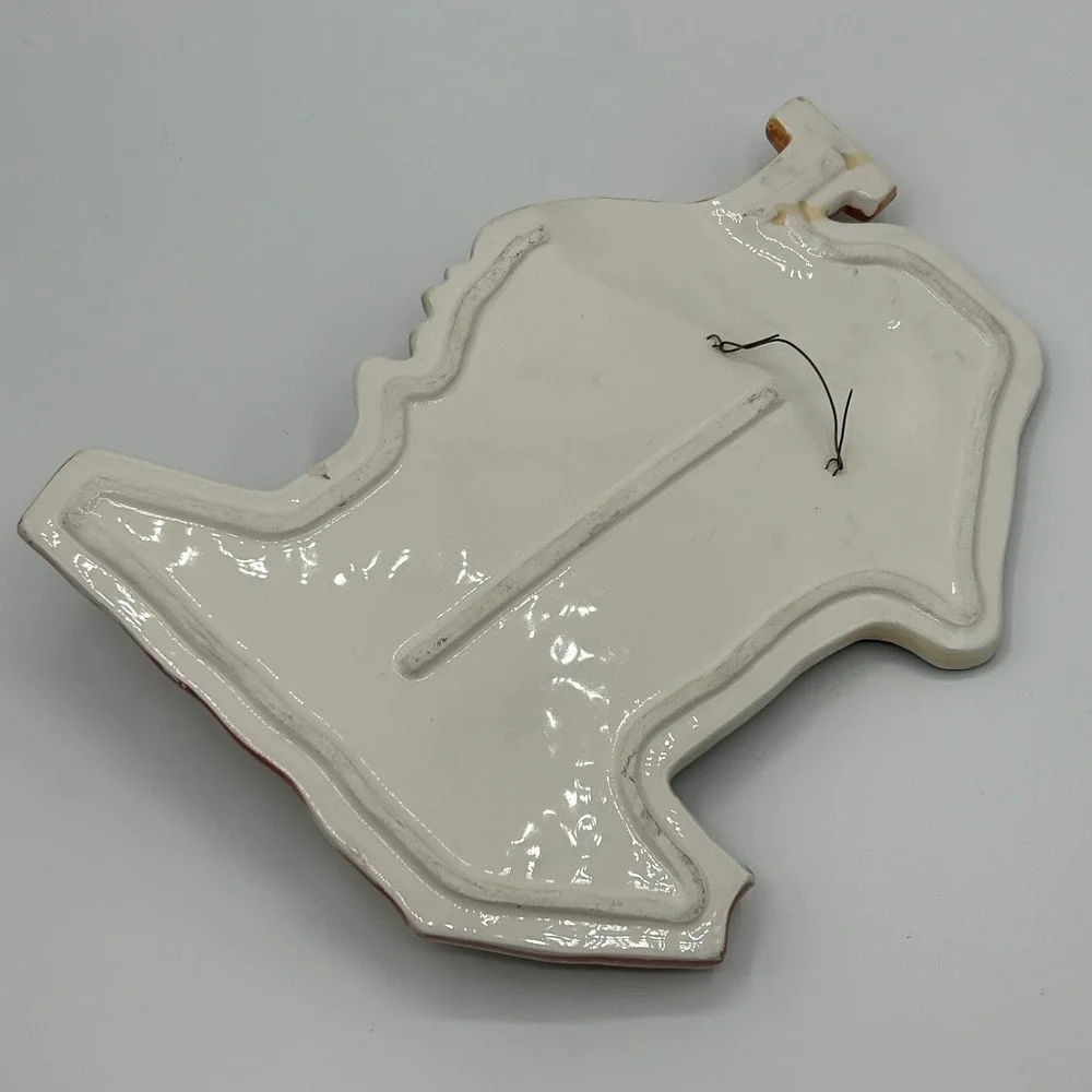 VTG Blue Sky Clayworks‎ H Goldmine Swingin Chickies Club Wall Hanging Folk Decor
